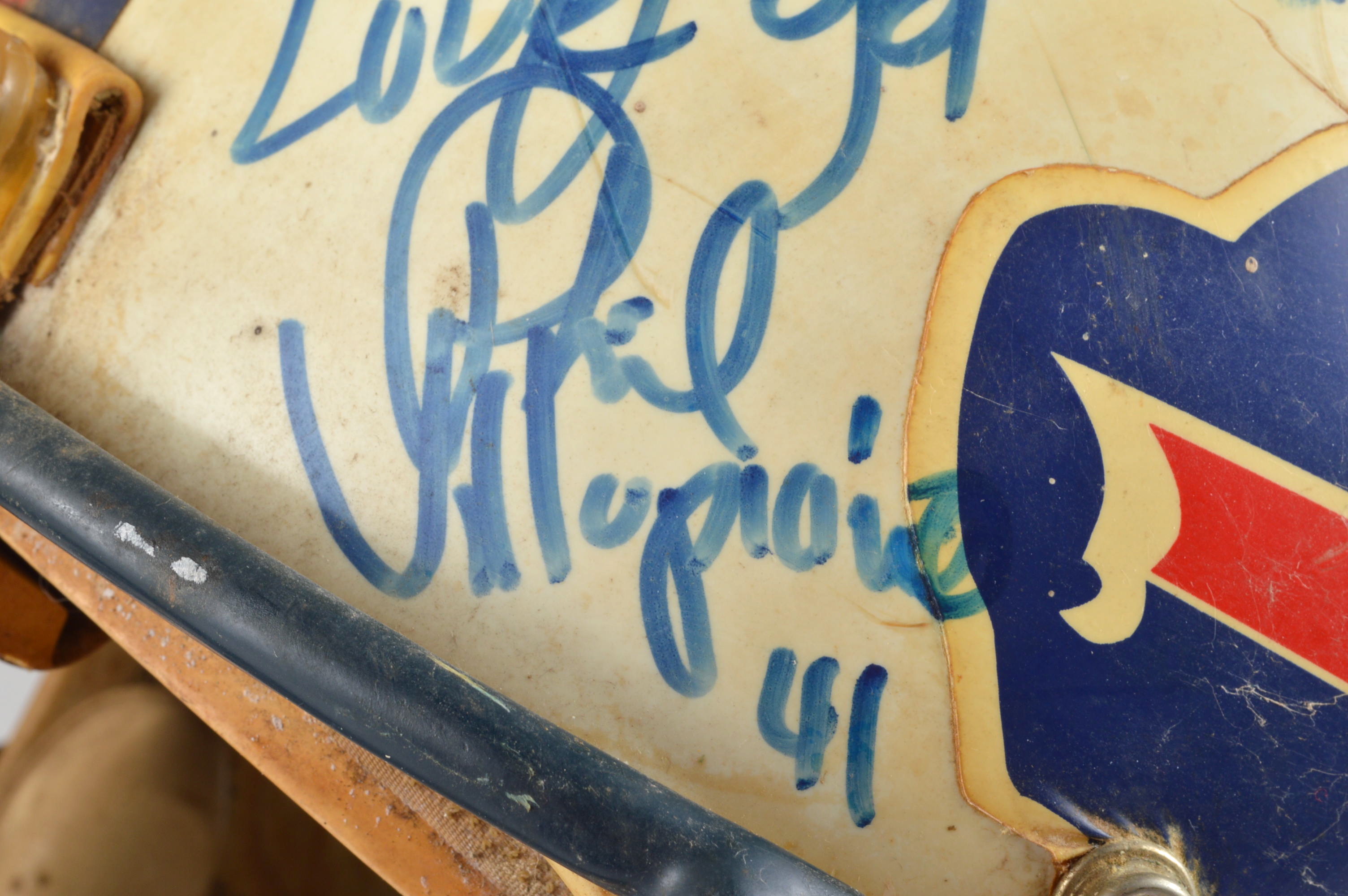 Buffalo Bills Phil Villapiano Signed Helmet