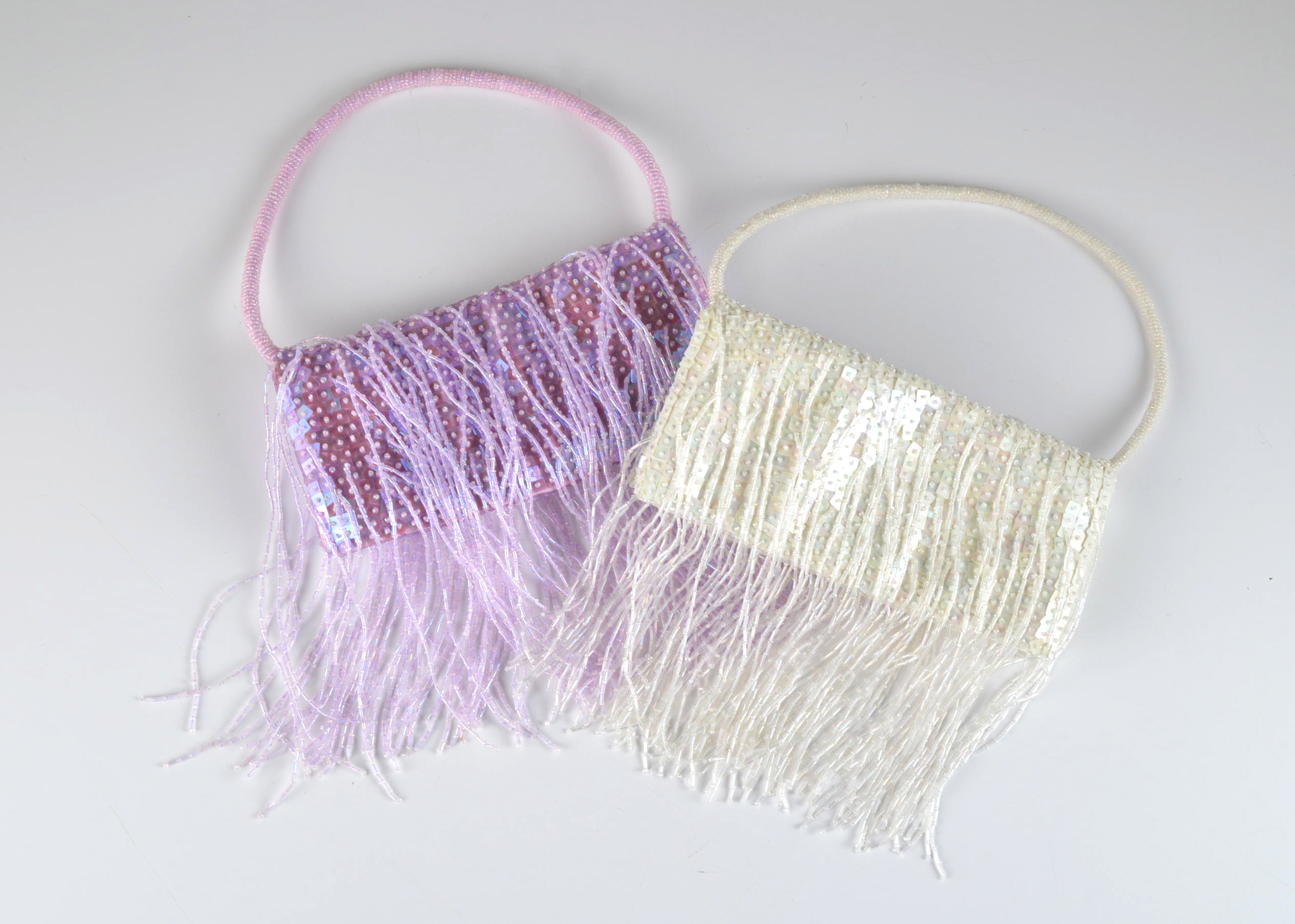 Two Chic Beaded and Sequined Handbags
