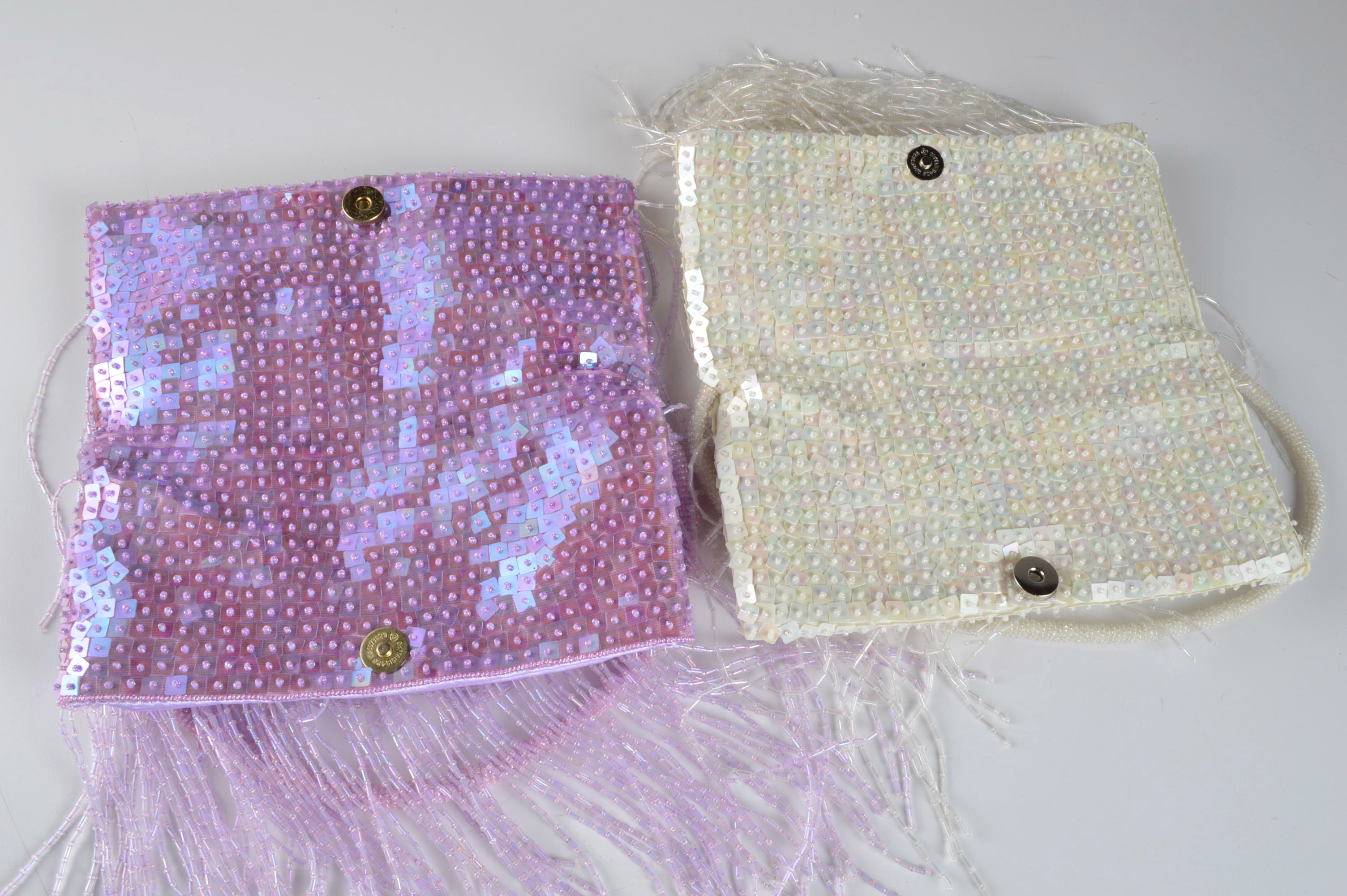Two Chic Beaded and Sequined Handbags