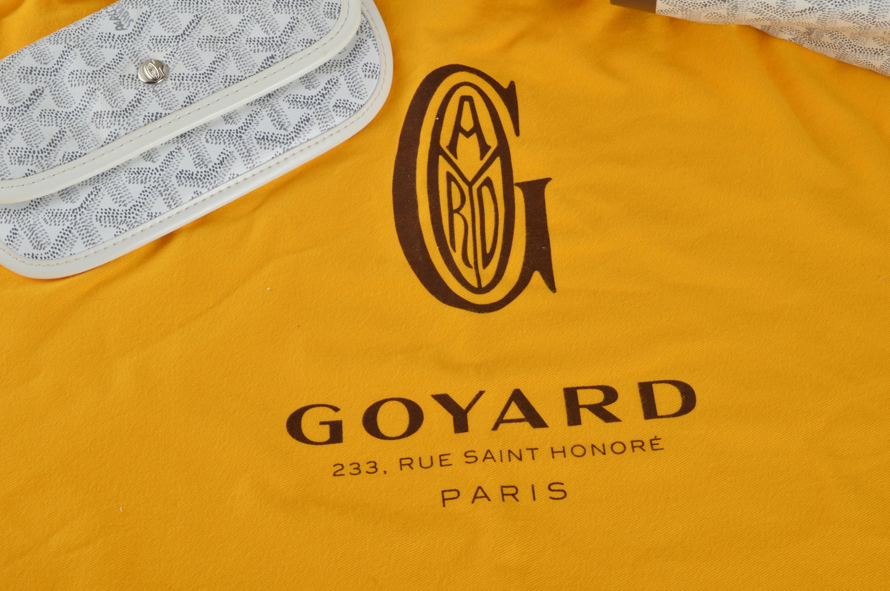 Designer Goyard St. Louis GM Tote and Coordinating Wallet