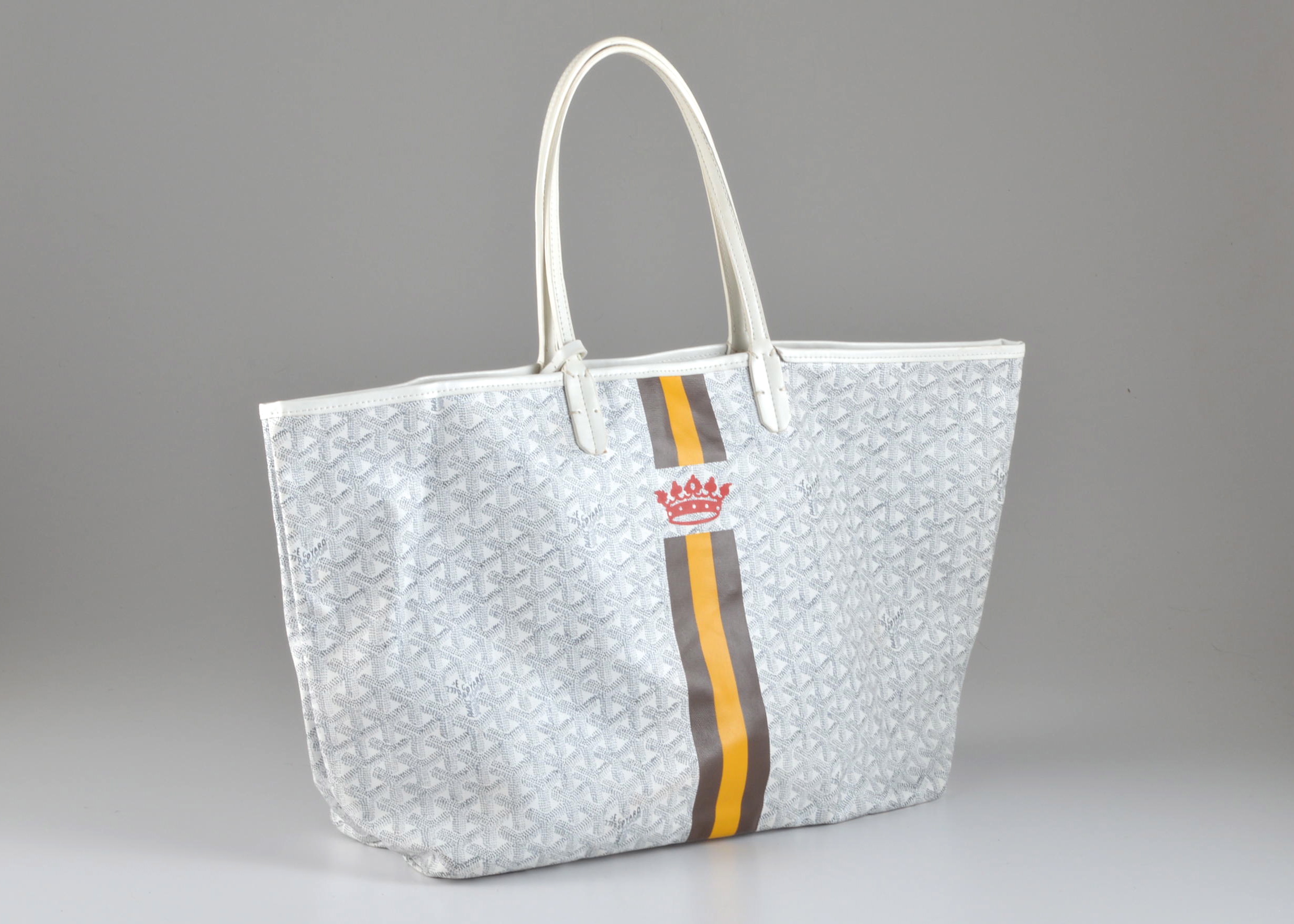Designer Goyard St. Louis GM Tote and Coordinating Wallet