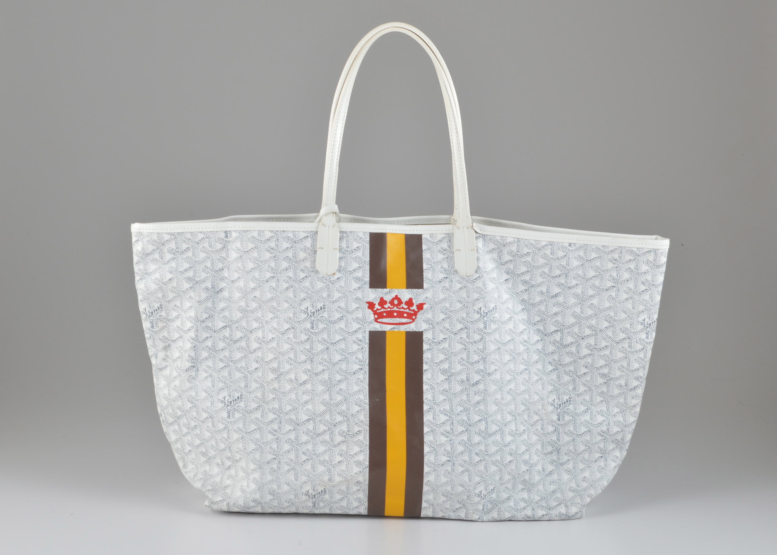 Designer Goyard St. Louis GM Tote and Coordinating Wallet