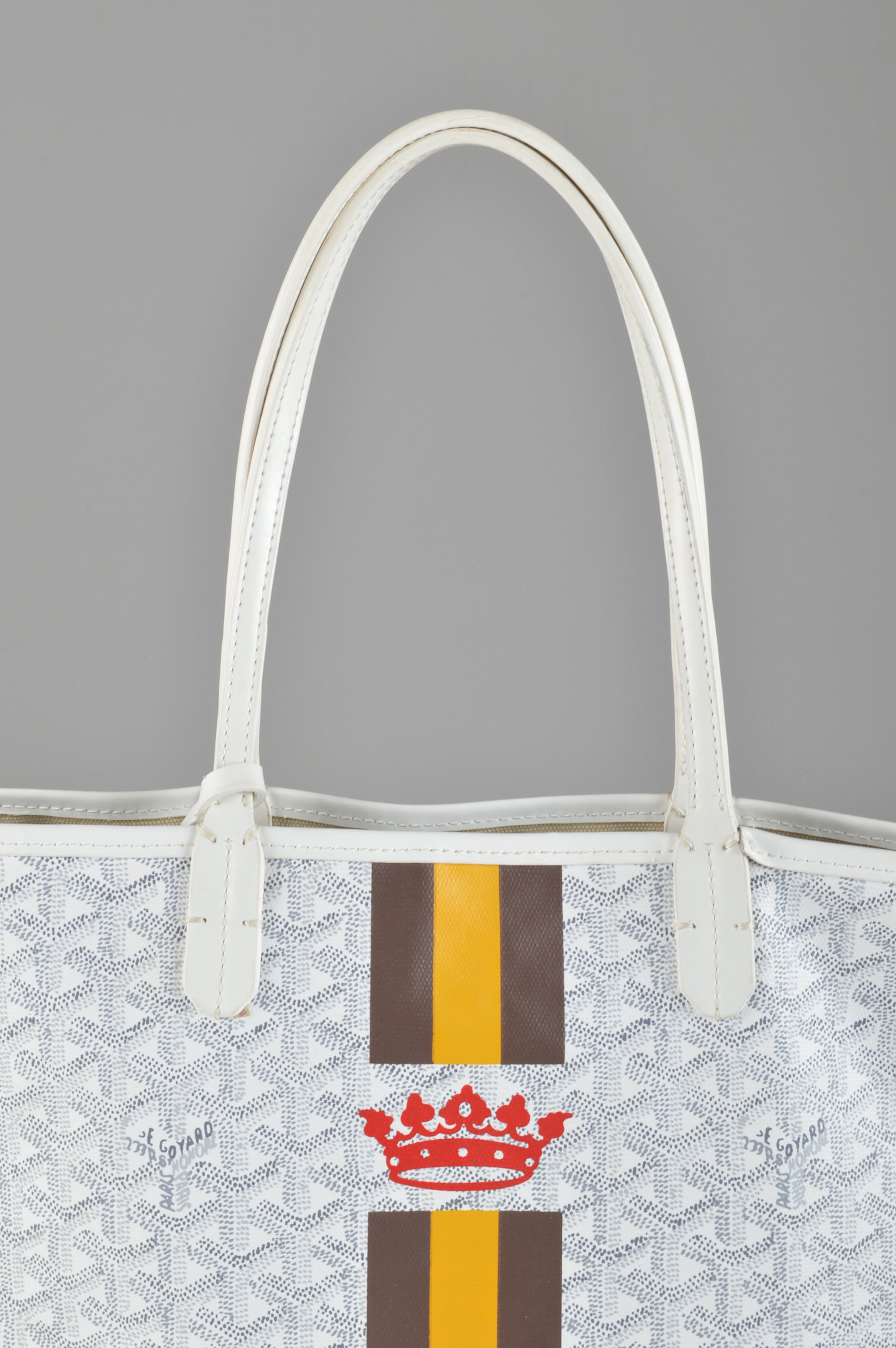 Designer Goyard St. Louis GM Tote and Coordinating Wallet