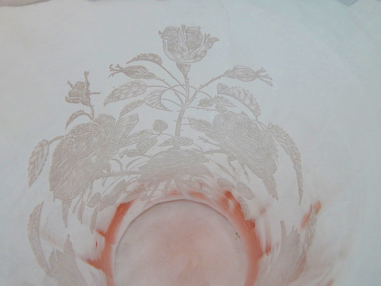 Pink Depression Glass Collection I