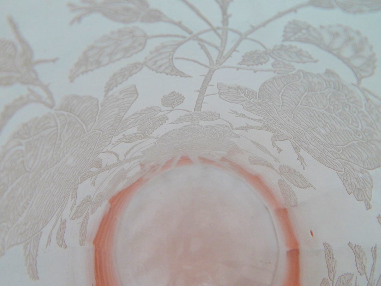 Pink Depression Glass Collection I