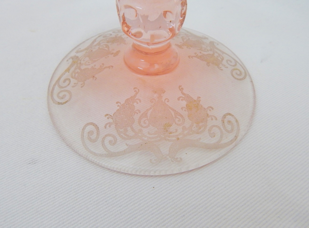 Pink Depression Glass Collection I