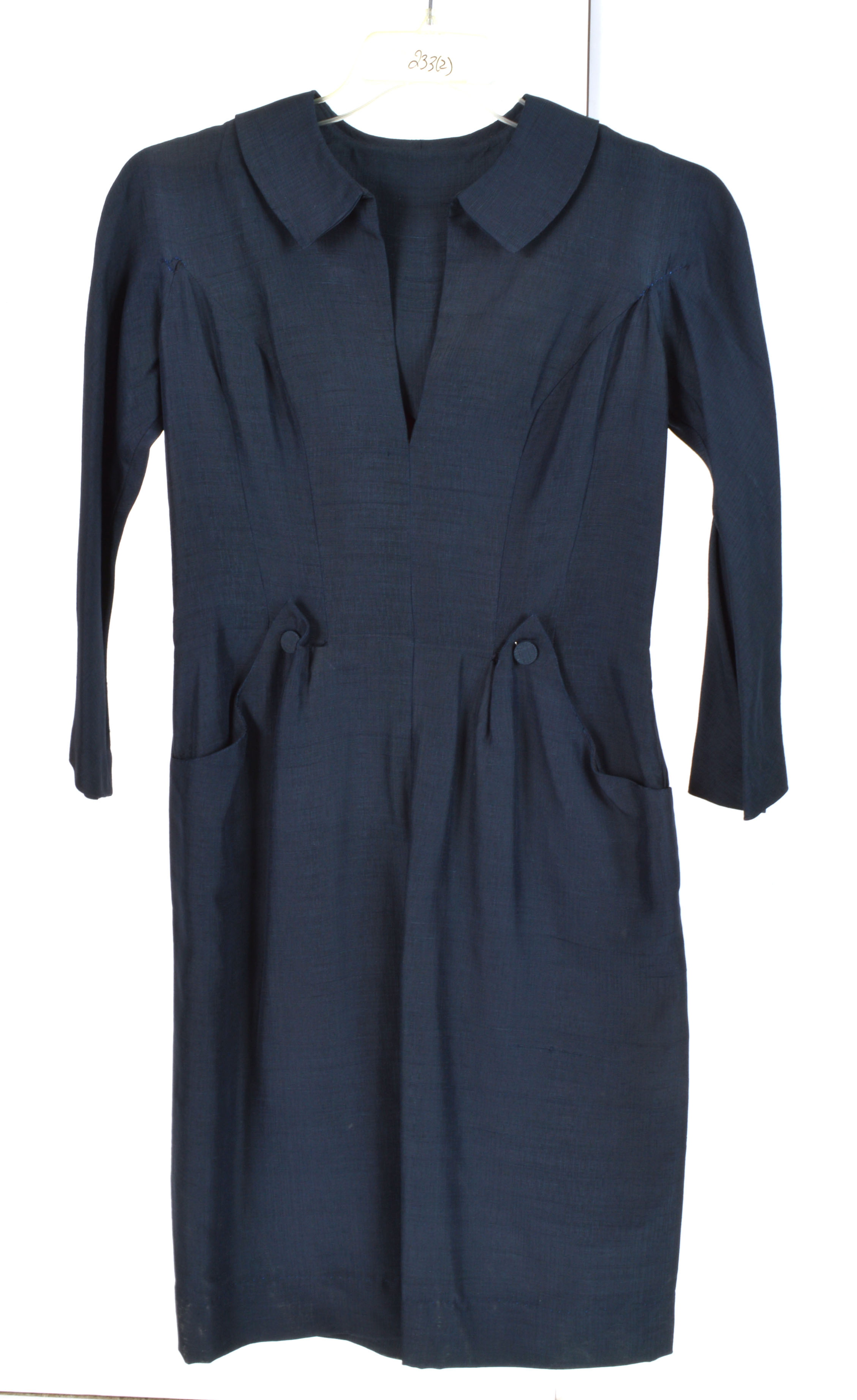 Vintage R & K Originals Day Dress and Navy Raw Silk Day Dress