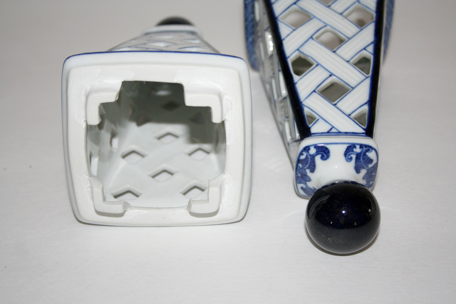 Collection of Blue and White Decorative Pieces