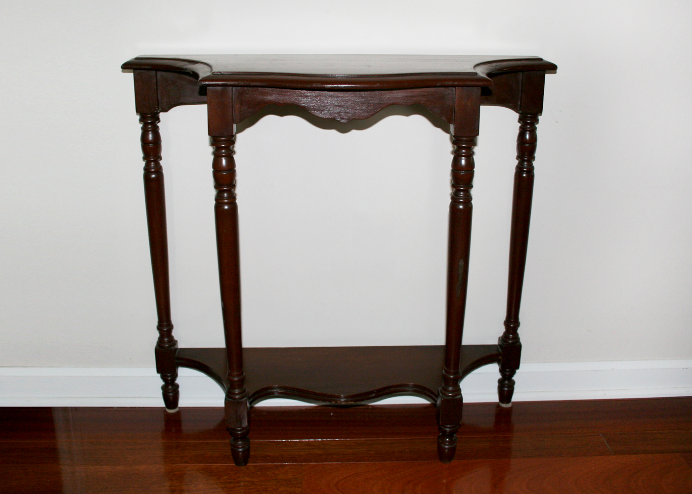Flat Back Foyer Accent Table 