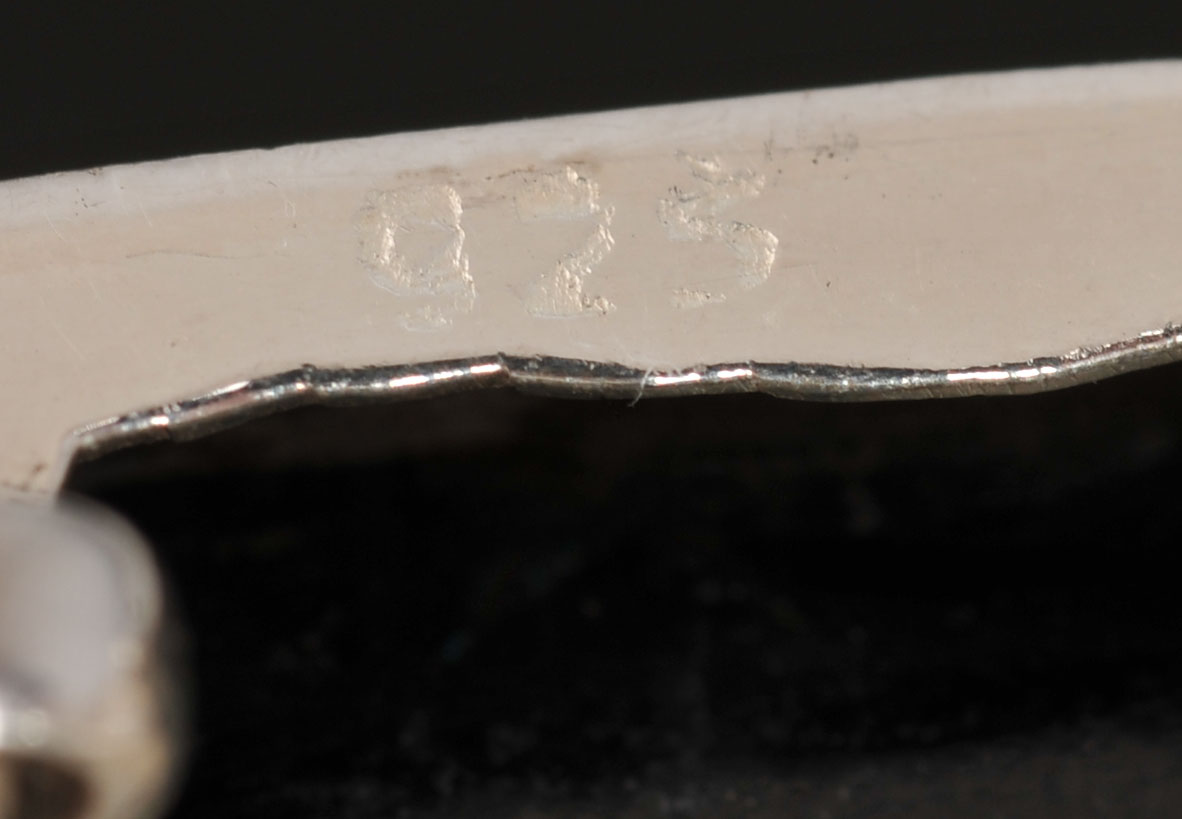 Sterling Silver and Multi Stone Link Bracelet 