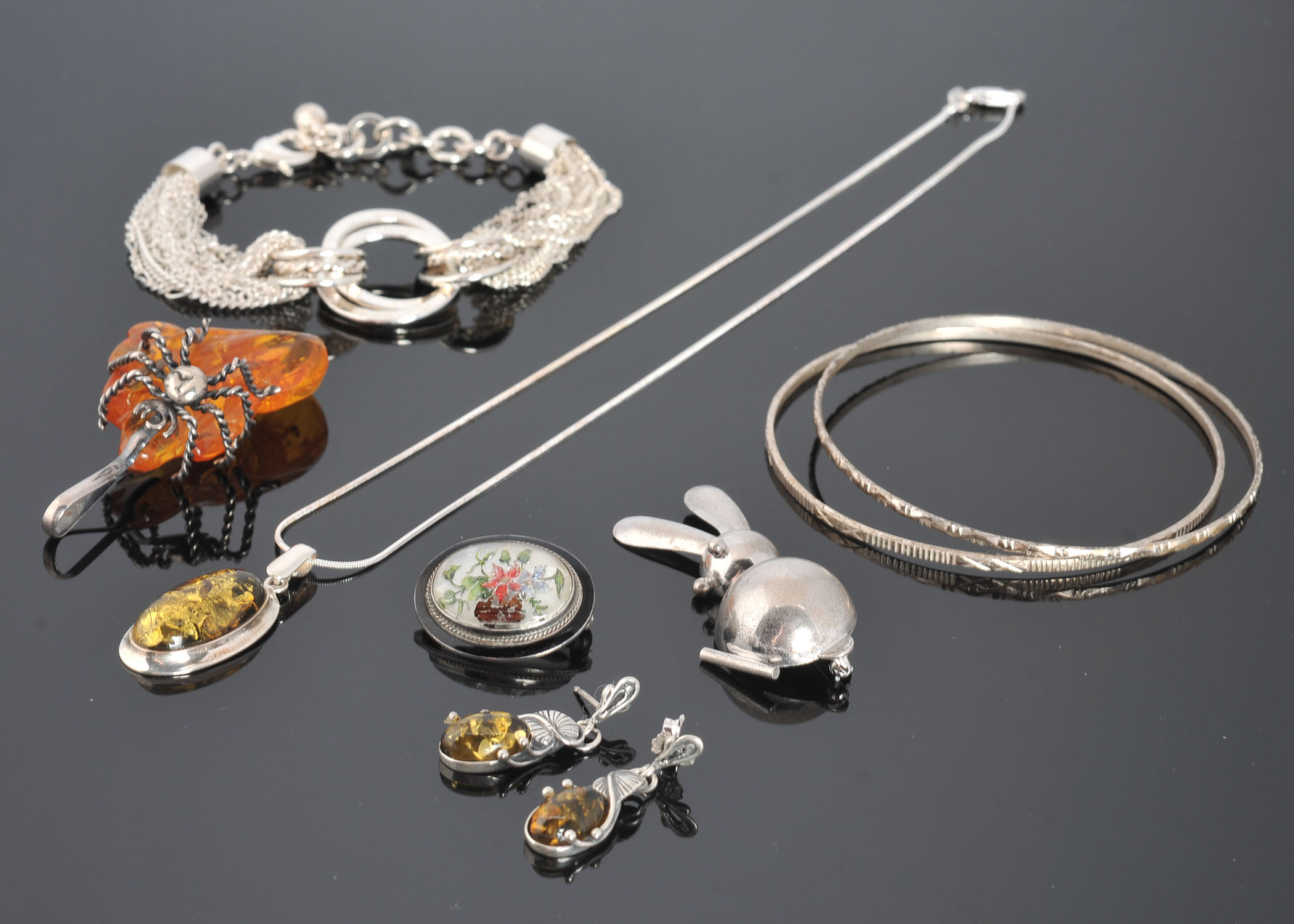 Collection of Jewelry Including Sterling
