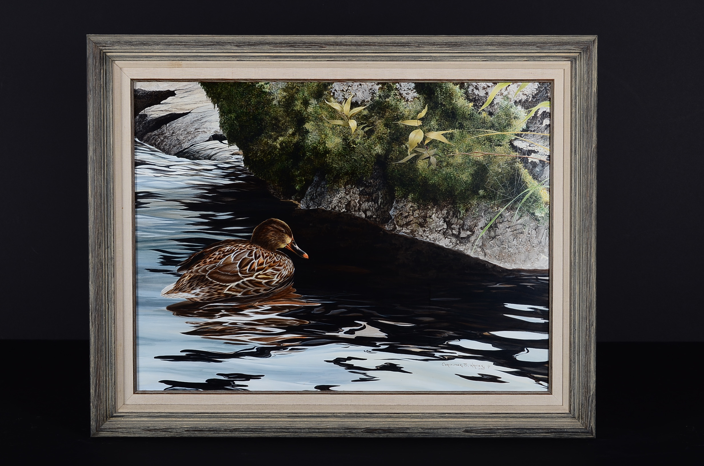 Original Christopher B. Walden Oil on Board Painting