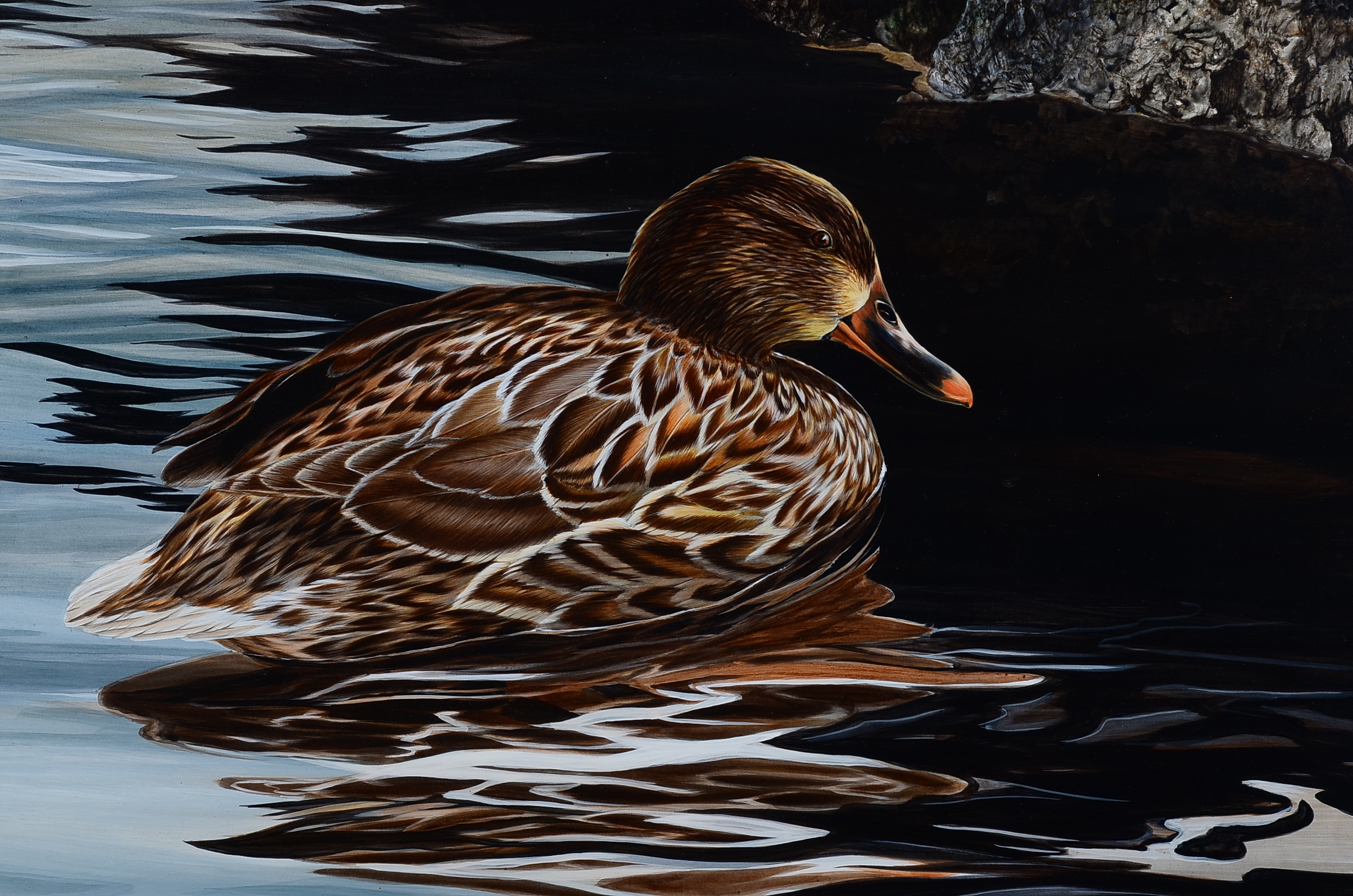 Original Christopher B. Walden Oil on Board Painting