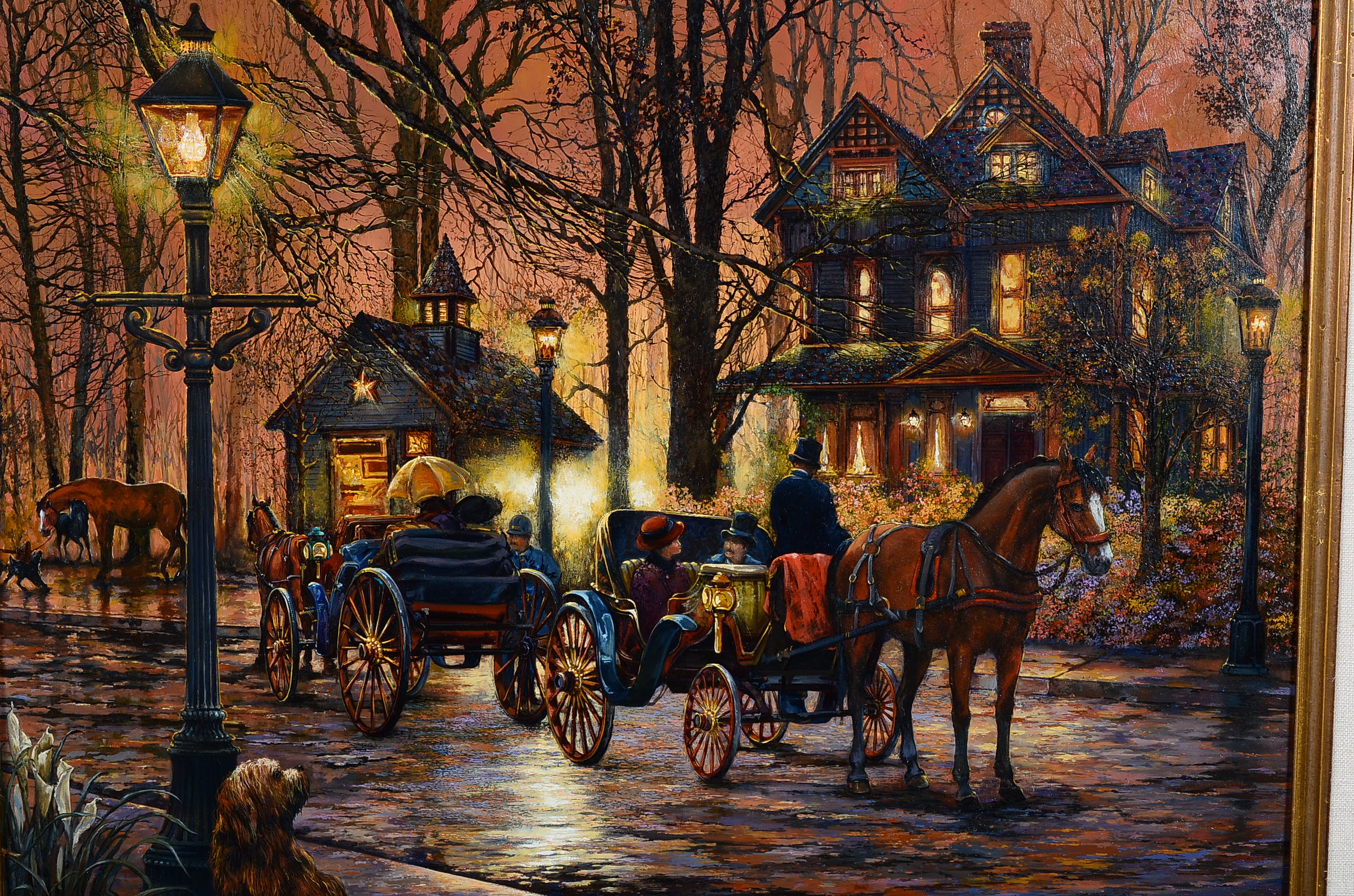 Original Sandi Lebron Oil on Board Painting