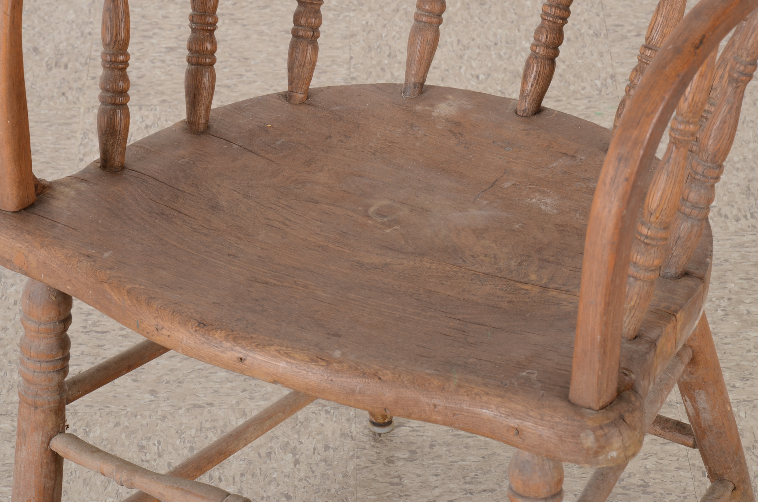 Wooden Firehouse Captain's Chair