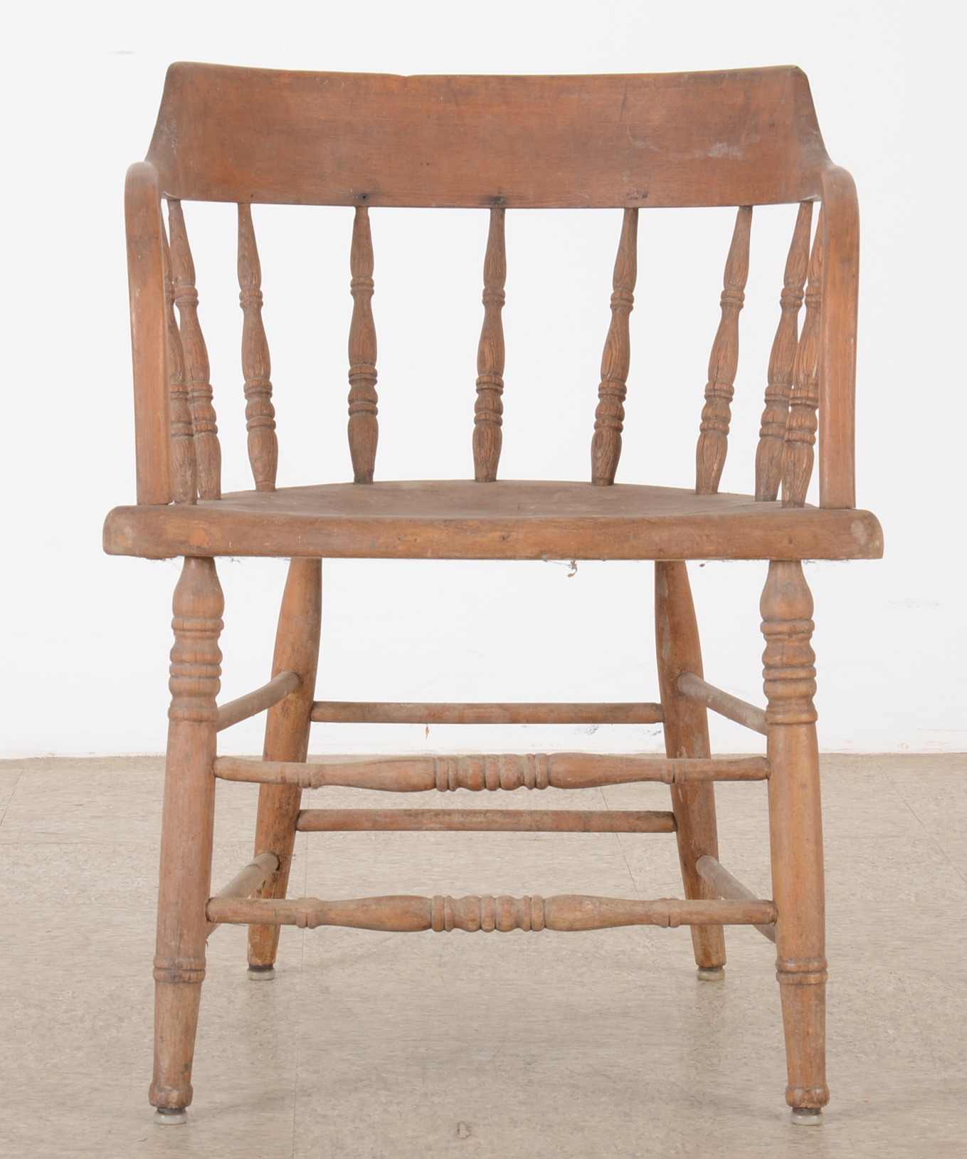 Wooden Firehouse Captain's Chair