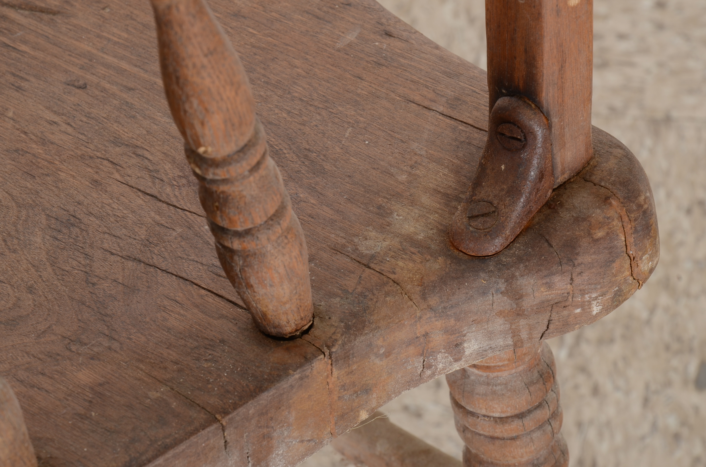 Wooden Firehouse Captain's Chair