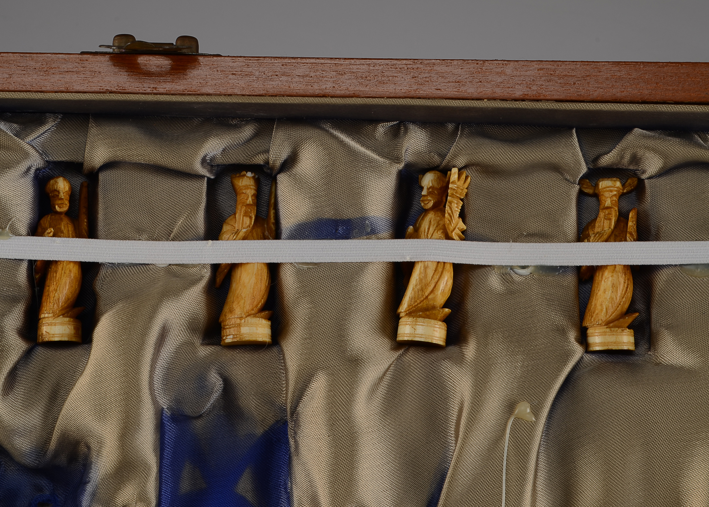 Hand-Carved Ivory Chess Set