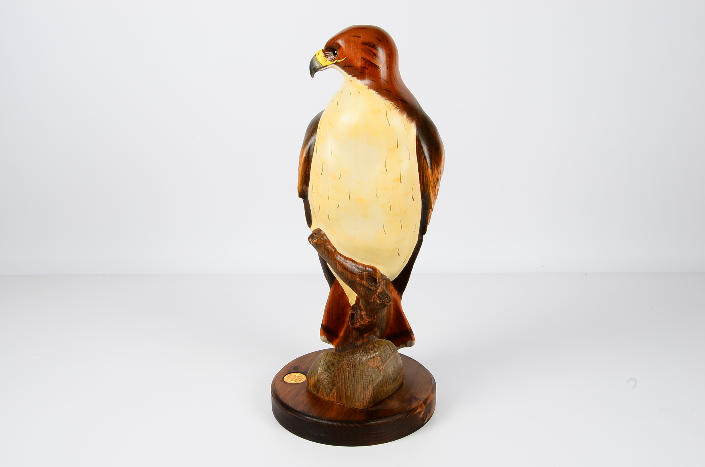 K.W. White Big Sky Carvers Golden Eagle Wood Sculpture