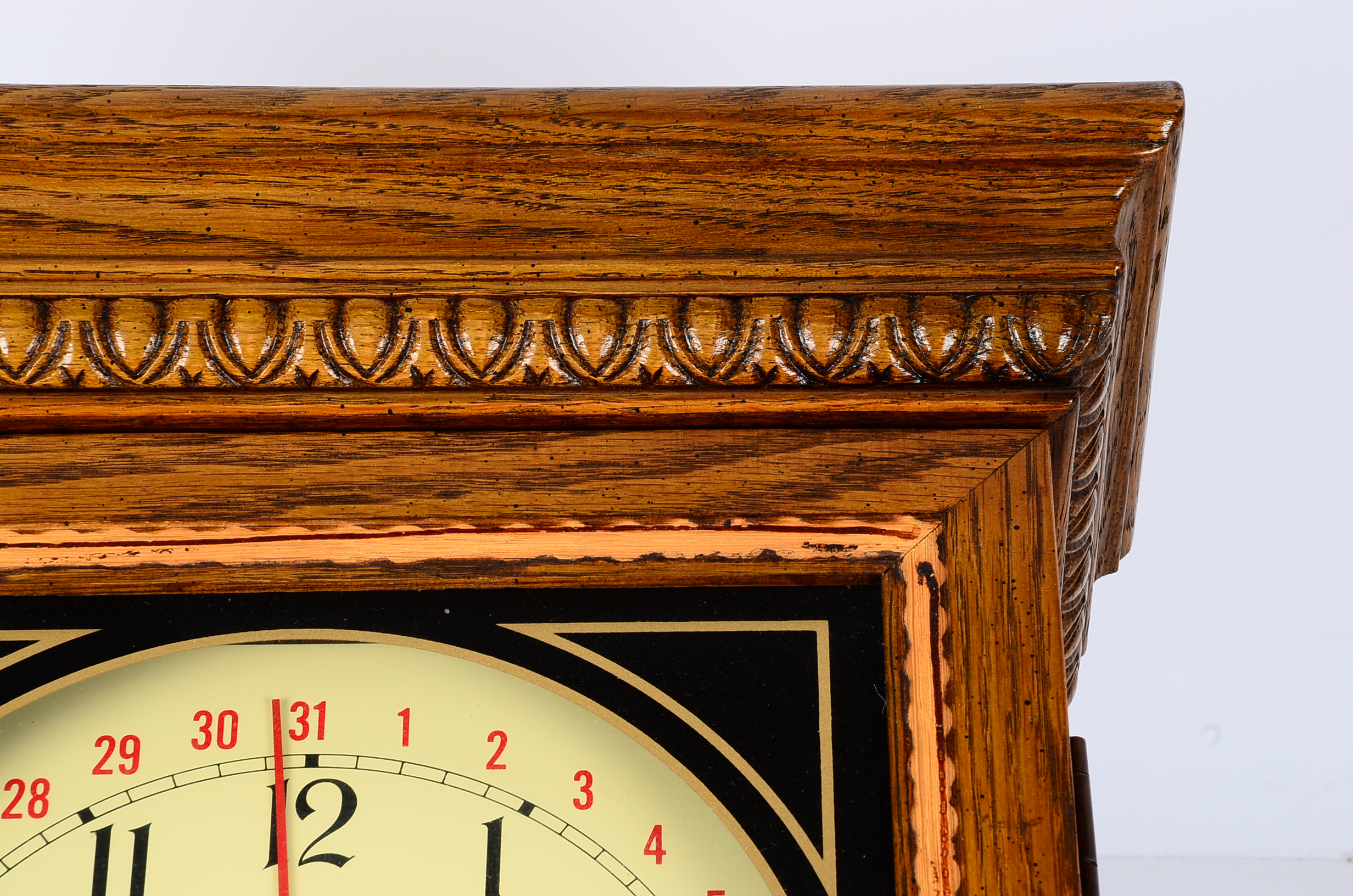 Ethan Allen Regulator Style Wood Wall Clock