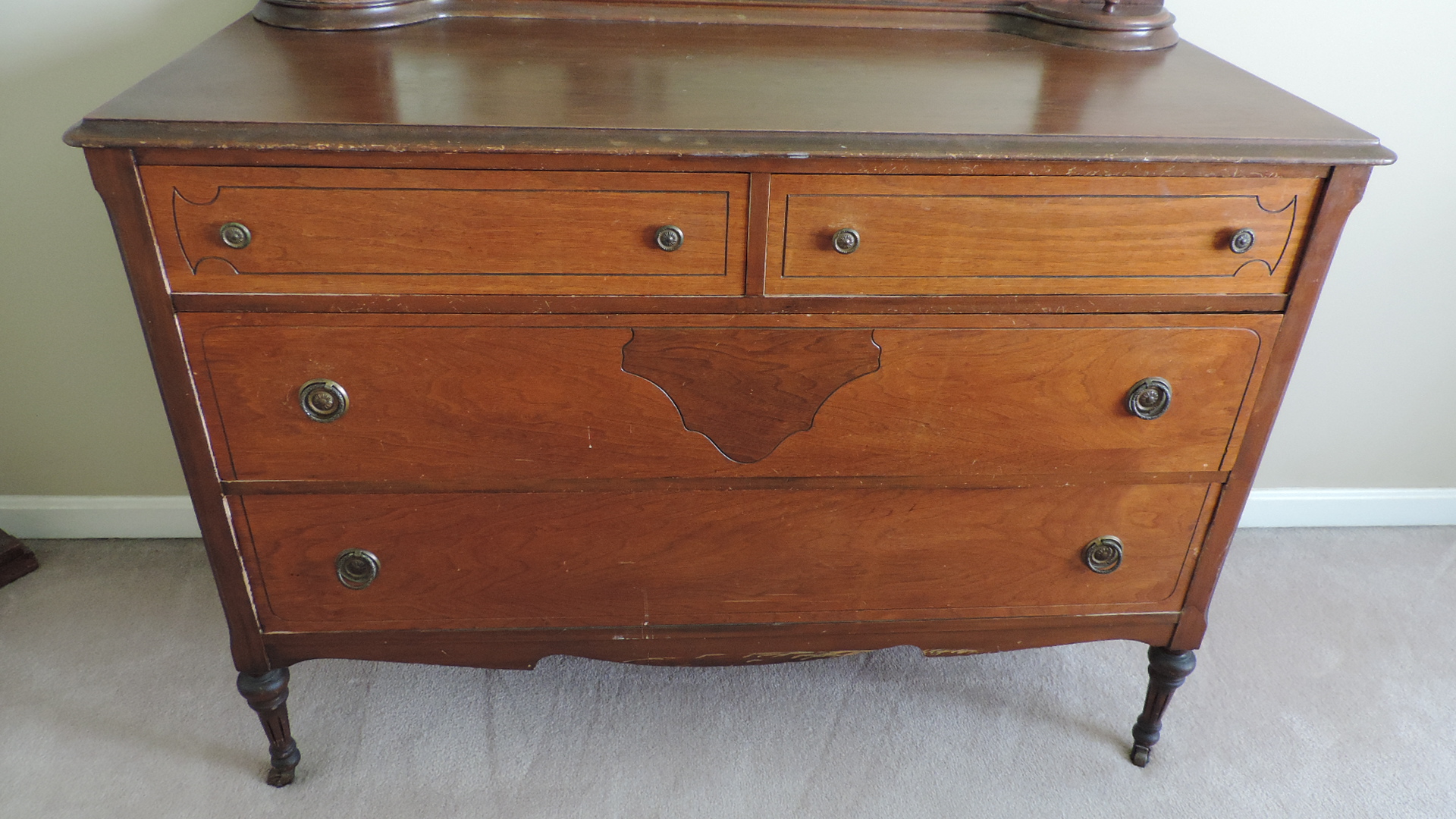 Vintage Dresser with Mirror