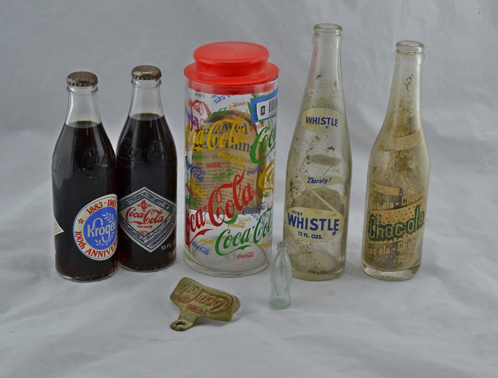 Group of Vintage Coca-Cola and Soda Items