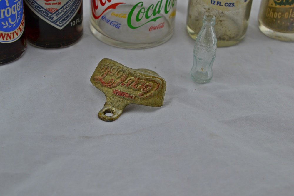 Group of Vintage Coca-Cola and Soda Items