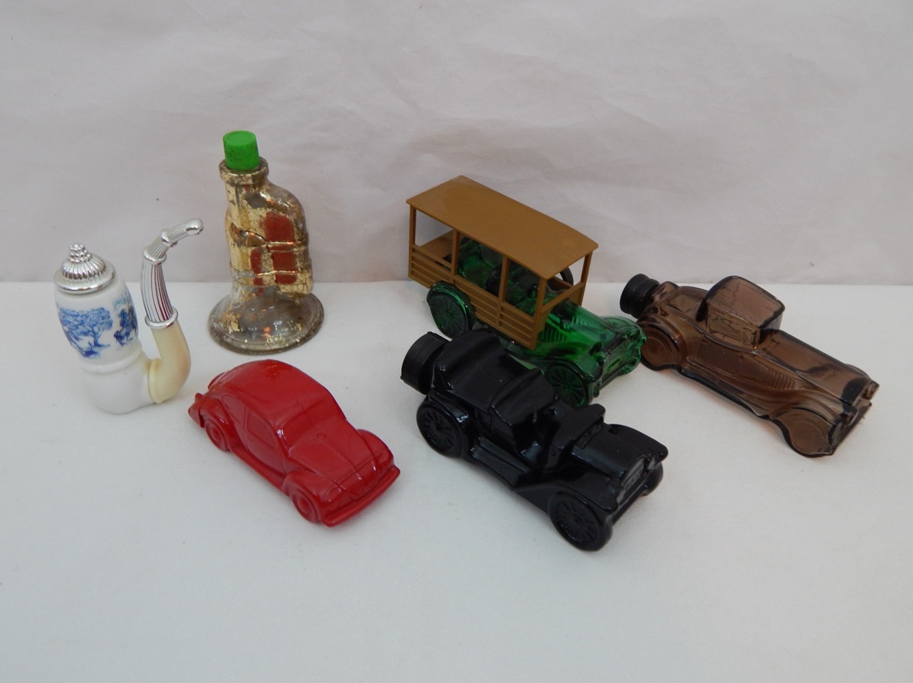 Collection of Vintage Men's Avon Containers