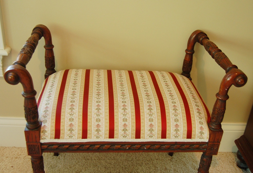 Small Upholstered Bench Seat 