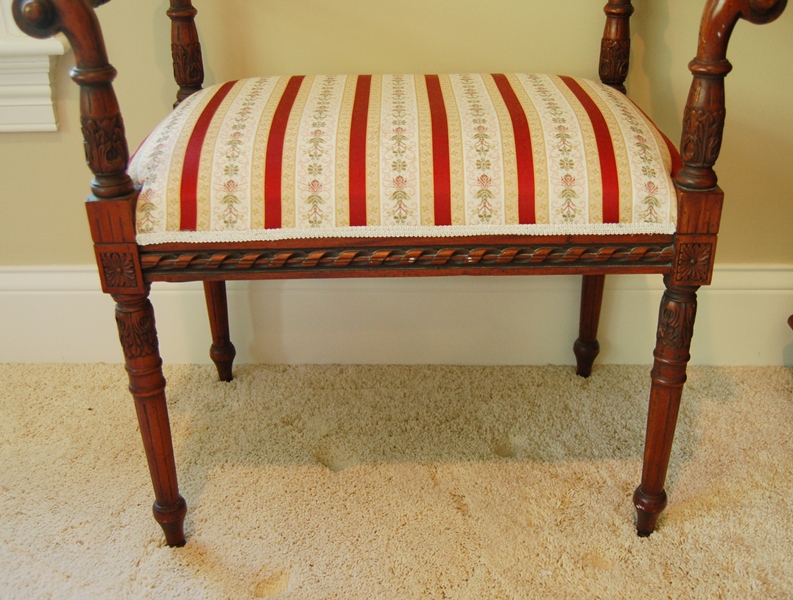 Small Upholstered Bench Seat 