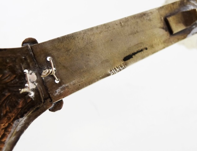 A Rare Indian Silver Spice Box in the Form of a Sitar