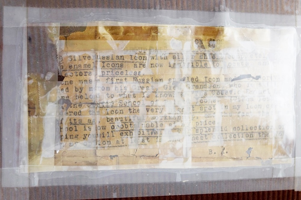 A Rare Early Russian Silver and Enamel Icon