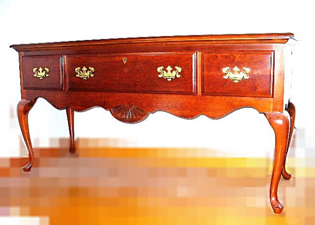 Early American Cherry Finish Buffet or Sideboard