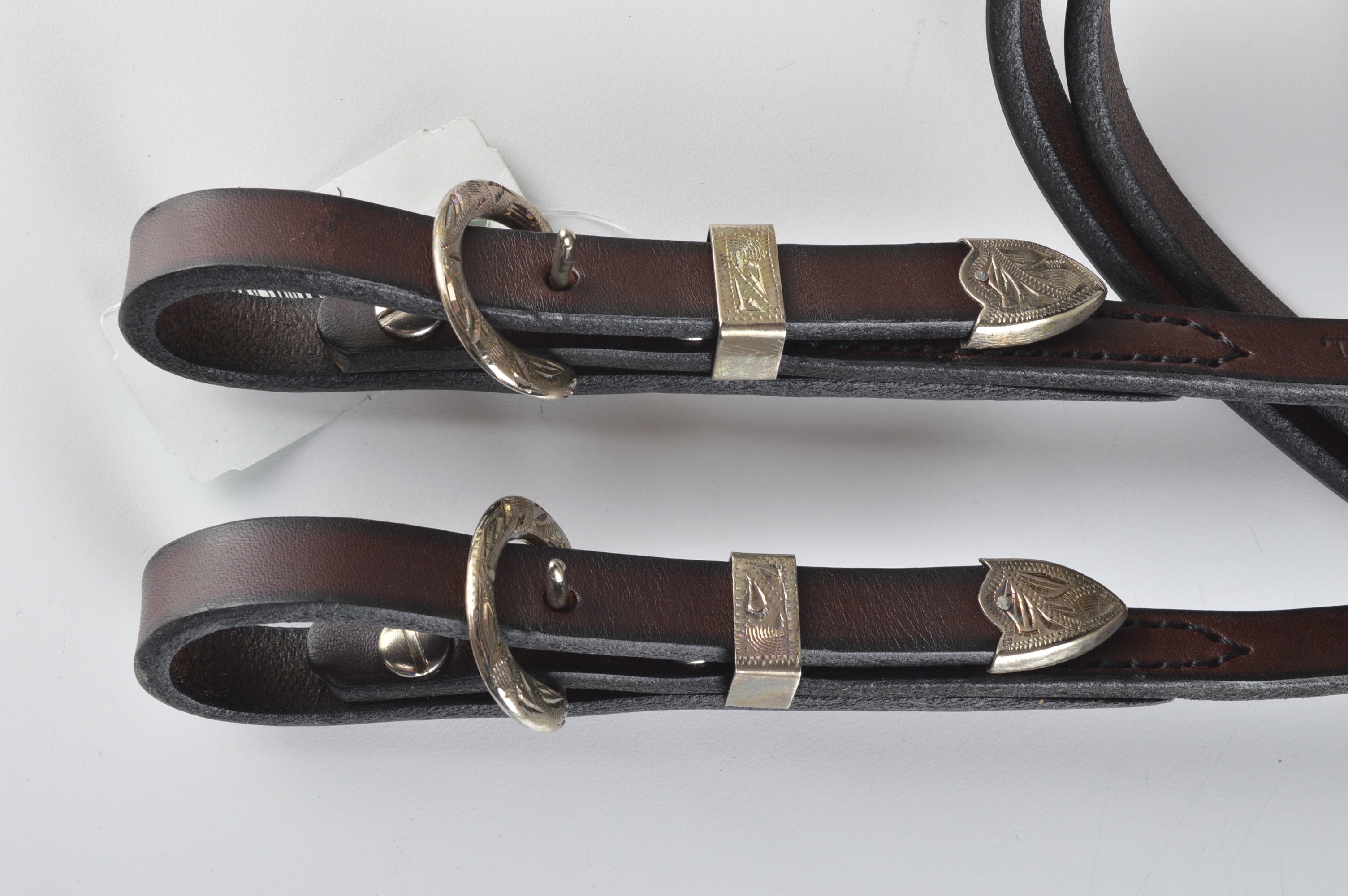 Tory Western Show Horse Bridle and Extra Braided Reins
