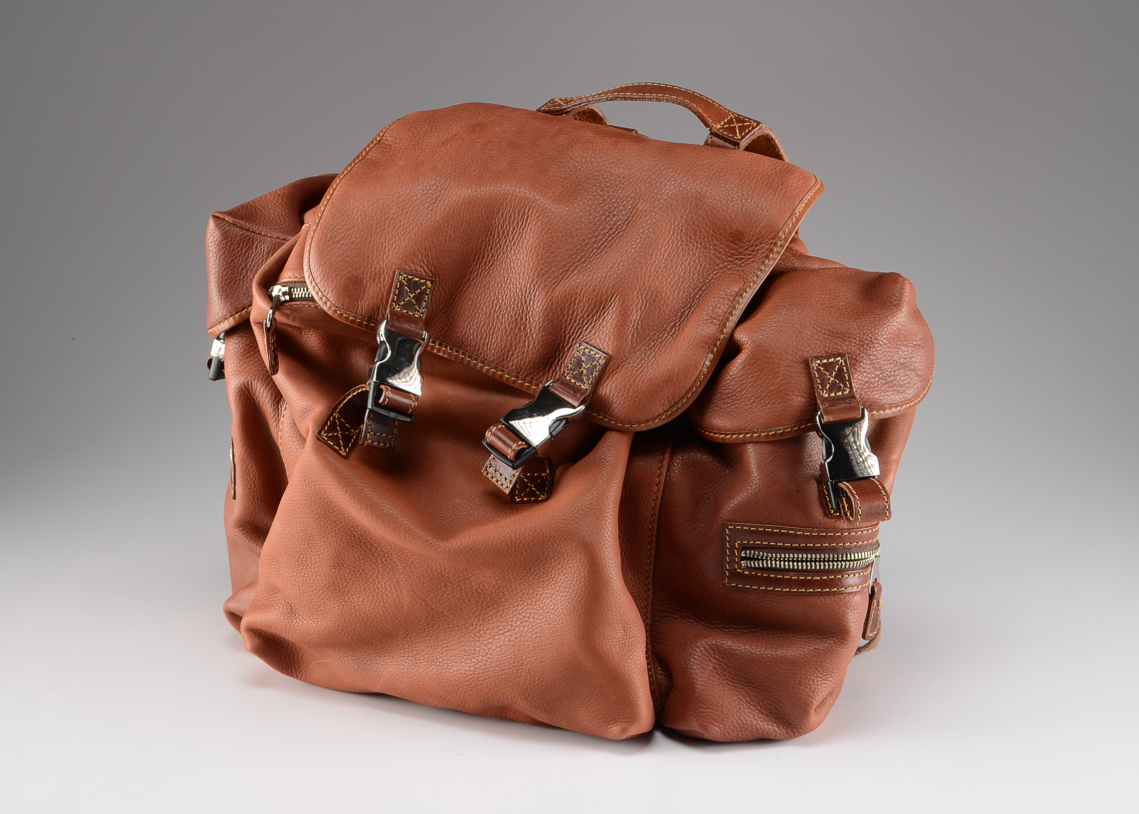 J.L. Powell Leather Backpack