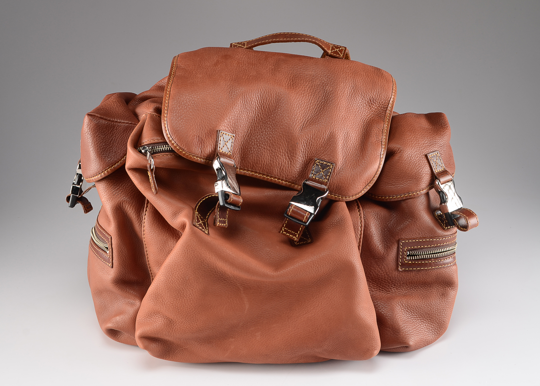 J.L. Powell Leather Backpack