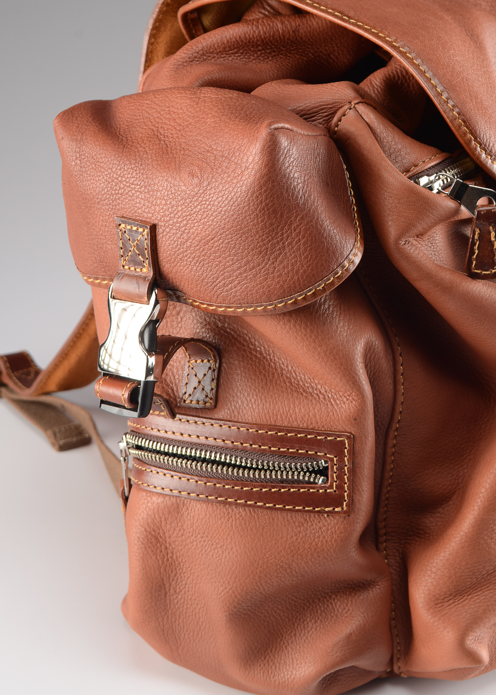 J.L. Powell Leather Backpack