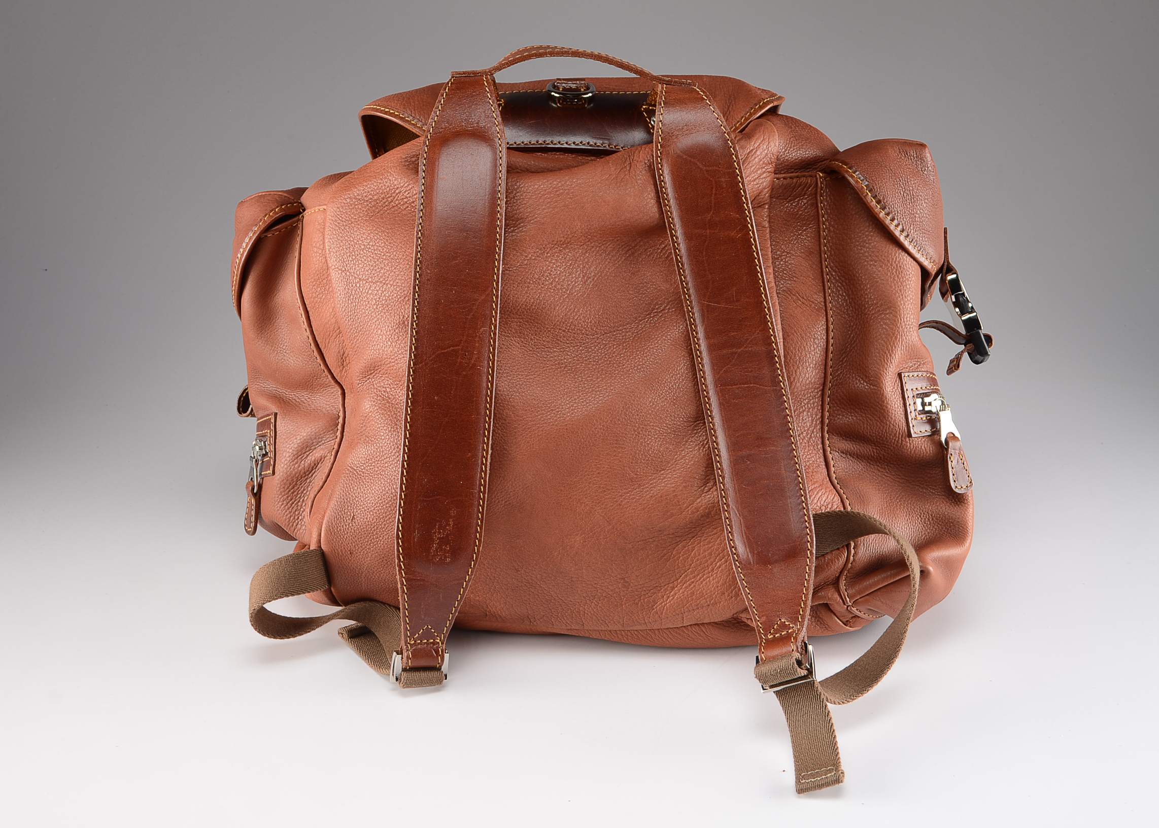 J.L. Powell Leather Backpack