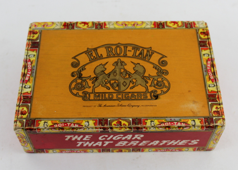 Pair of Wood Cigar Boxes
