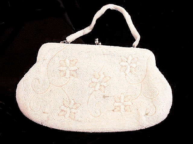 Seven-Piece Collection of Satin, Bead and Chain-Mail Evening Bags