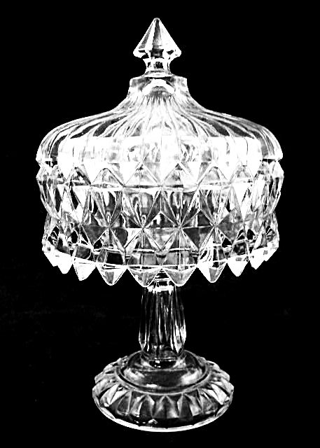 Diamond Pattern Clear Glassware and Depression Glass