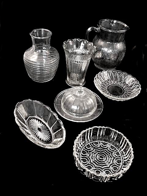 Collection of Clear Contemporary and Depression Glass (Lot #3)