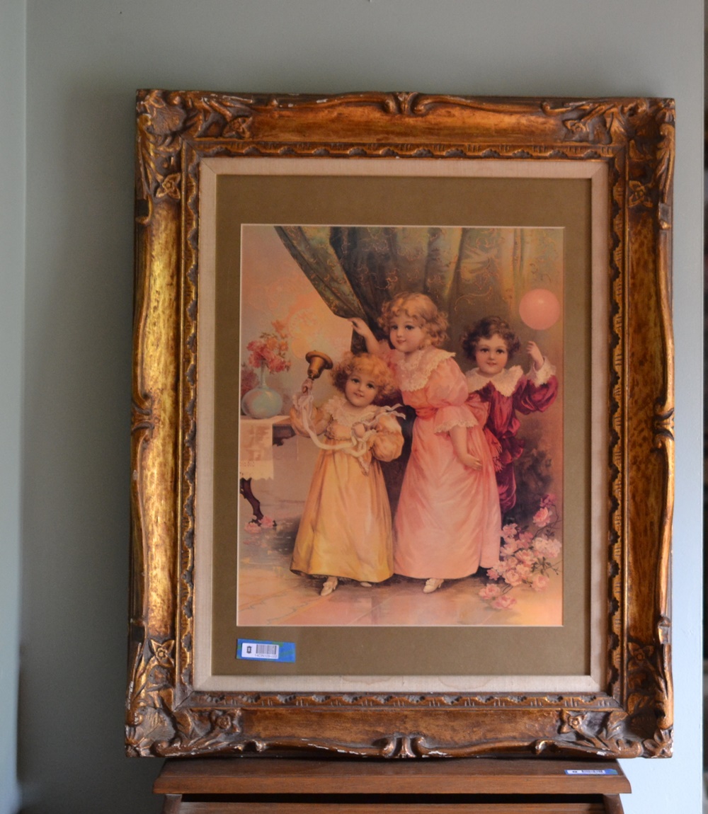 Framed Victorian Art Print