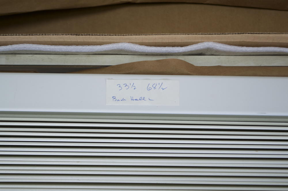 Pair of Hunter Douglas Vinyl Window Blinds