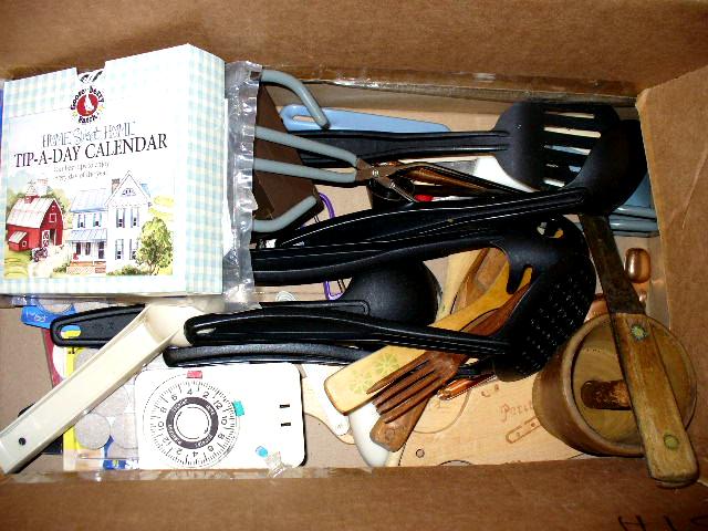 Large Collection of Kitchen Items, Bread Box, Stock Pot and More