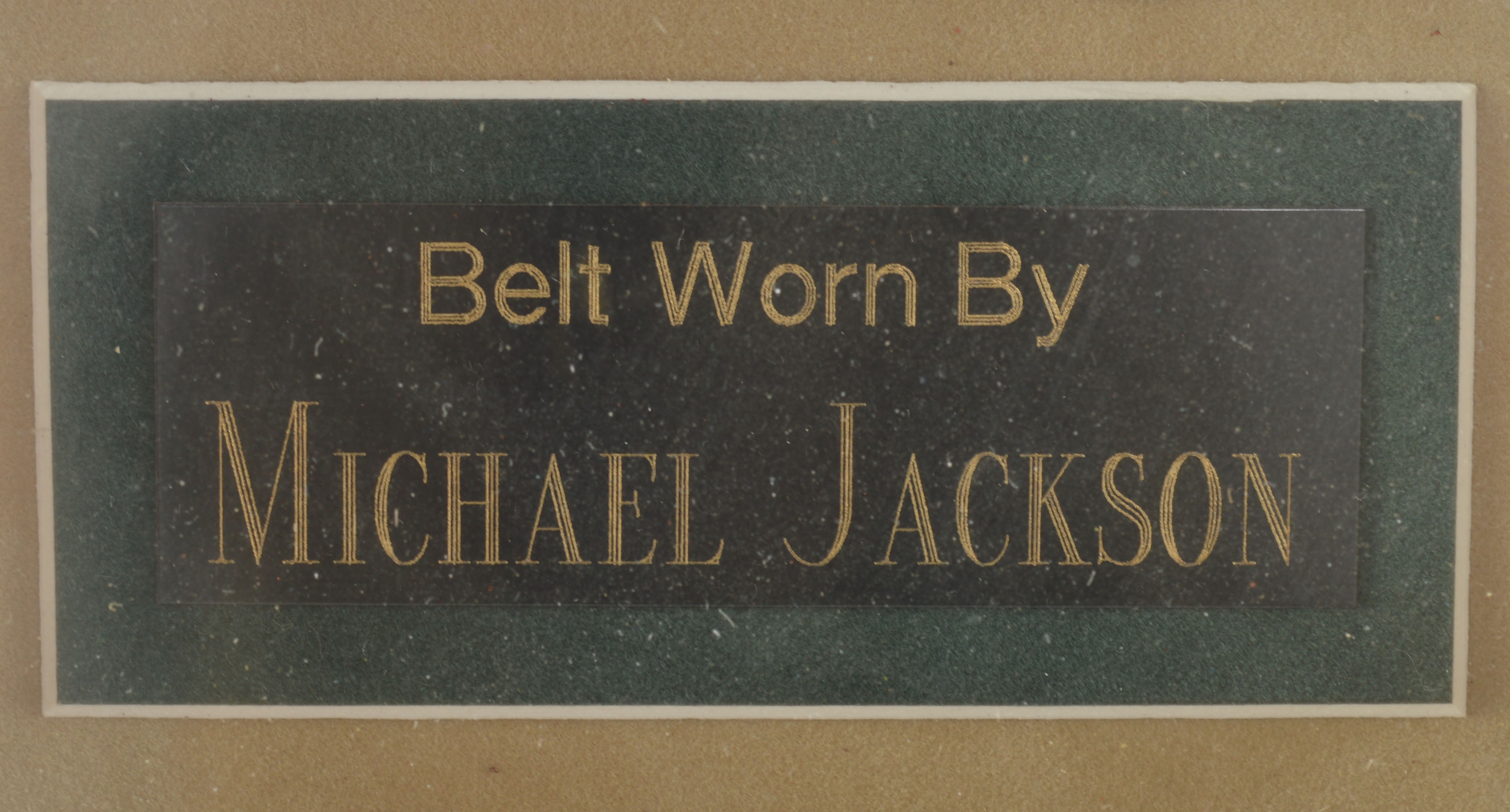 Belt Worn by Michael Jackson