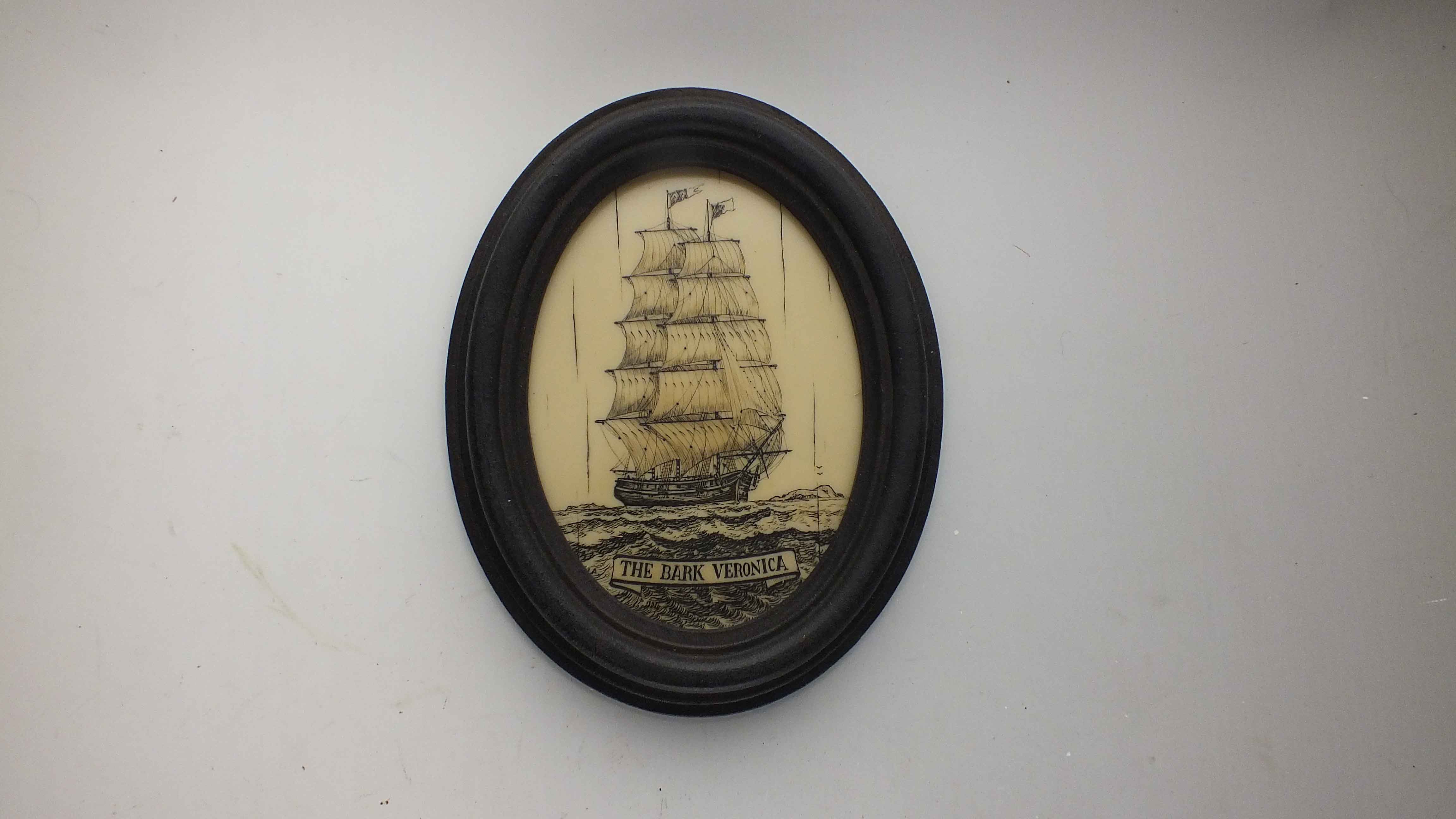  Reproduction Scrimshaw Etching