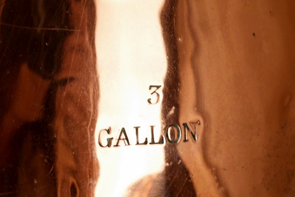 19th Century George V Copper Haystack Three Gallon Measure