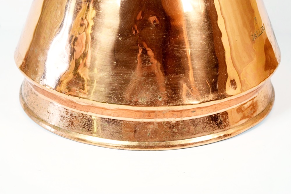 19th Century George V Copper Haystack Three Gallon Measure