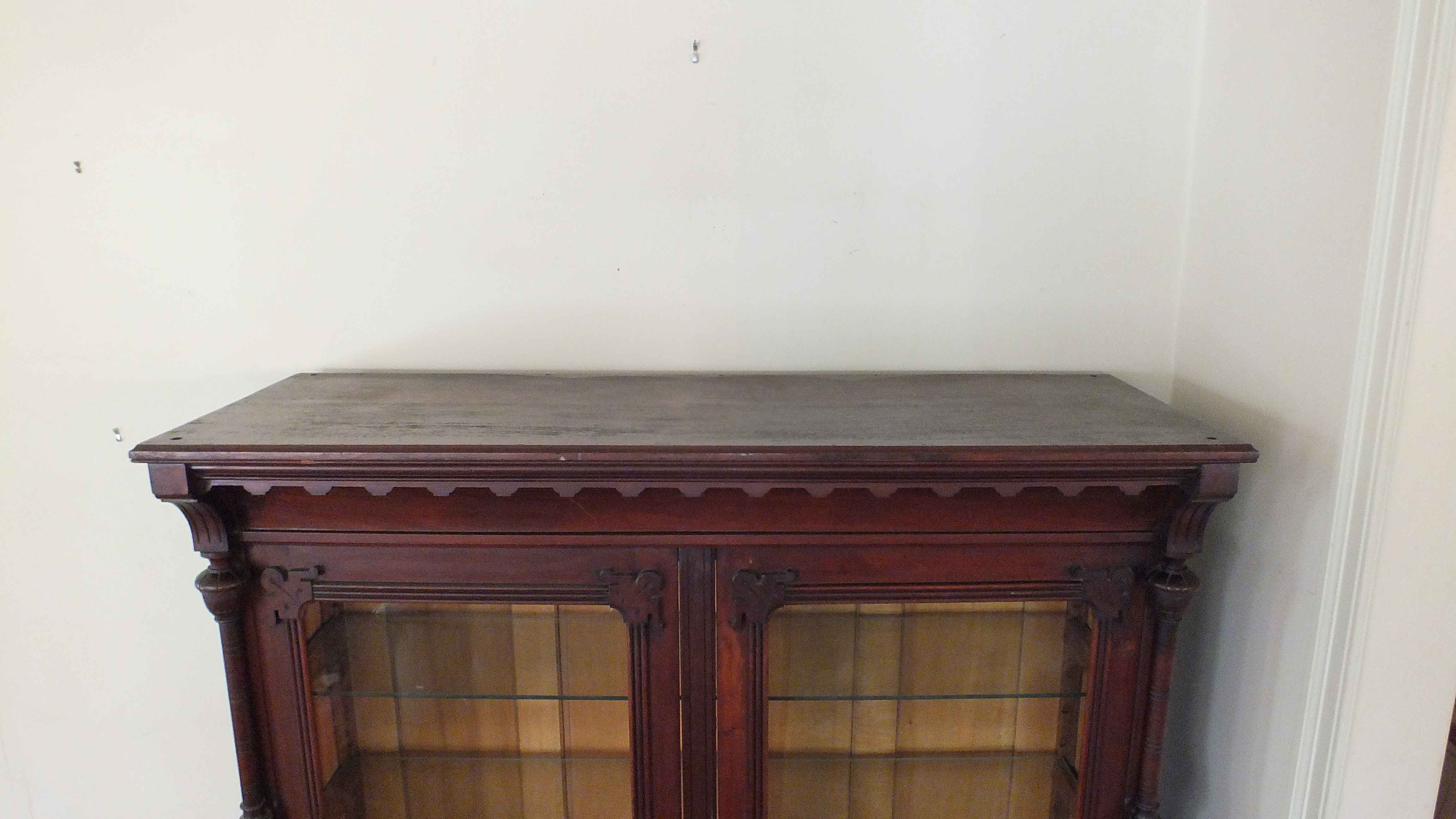 Antique Victorian Eastlake Curio Cabinet